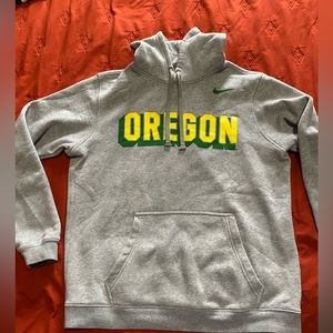 University of Oregon gray hoodie